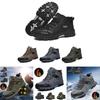 Men's Winter Snow Boots Warm And Waterproof Hiking Shoes With Elegant Look