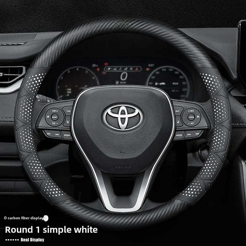 Toyota Rattöverdrag Anti-halk Svettabsorberande Andningsbar Ultratunn Slitstark Fyra Säsonger Specialbil Ratt