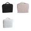 Standable Women Makeup Bag Solid Color Multifunctional Skincare Storage Bag Multi-Compartment Large Capacity Cosmetic Organizer