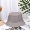 Fashion Cotton Bucket Hats Summer Foldable Sunscreen Hat Solid Hip Hop Wide Brim Beach UV Protection Fisherman Hat