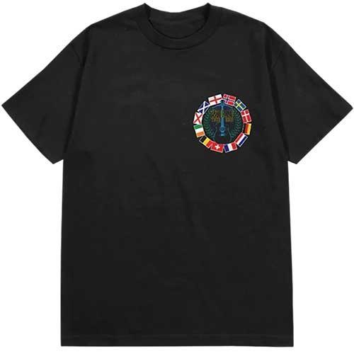 Luke Combs Unisex TShirt Tour 23 Flag Black Back Print ExTour XL