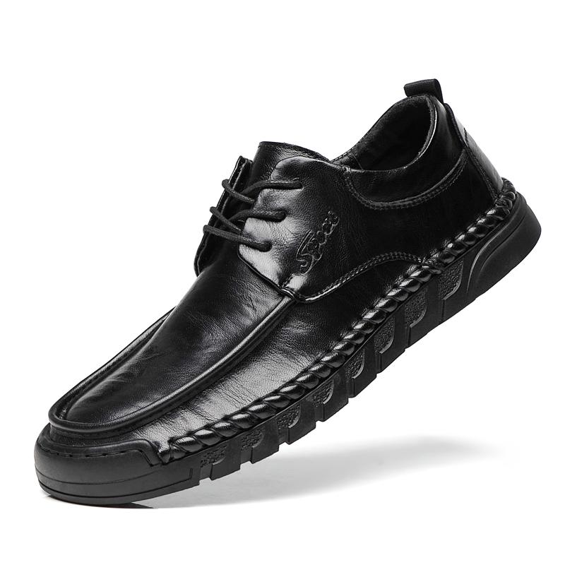 

Универсальная повседневная мужская обувь для комфорта на открытом воздухе черного цвета, свадебная, деловая, джентльменская, взрослая, модная, для отдыха, новая модель 44 чёрный