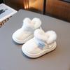 Winter New Children's Snow Boots for Girls Waterproof Baby Indoor Cotton Shoes Soft Sole Boys Cotton Boot Outdoor Fur Thickening