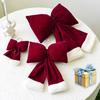 New Year Christmas Ornament Hanging Bow Pendants Xmas Tree Christmas Tree Decorations