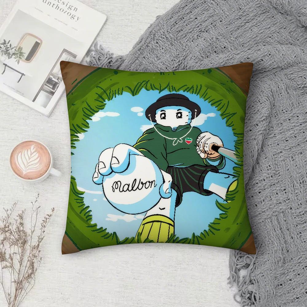 MMalbonES GGolfS Pillow Case Square DoubleSided Printing Sofa Cushion Cover Pillowcase Bedroom Bedside