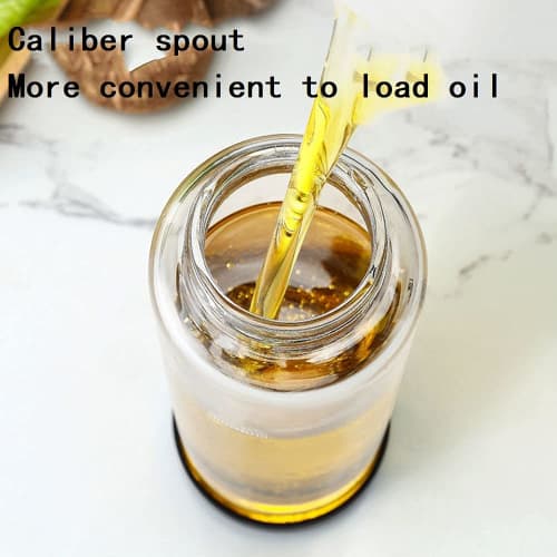 Automatic Flip Condiment Bottle for Home Use, Oil Bottle, Soy Sauce, Vinegar Bottle, Olive Oil Container, 450ml