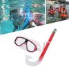 Adults Kids Diving Goggle Mask Breathing Tube Shockproof Anti-fog Durable Underwater Swimming Glasses Band Snorkeling Set 3
