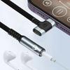 Type C To 3.5MM Jack 2 In 1 USB C Splitter High-Speed Audio Adapter Dual Port Cable  Universal