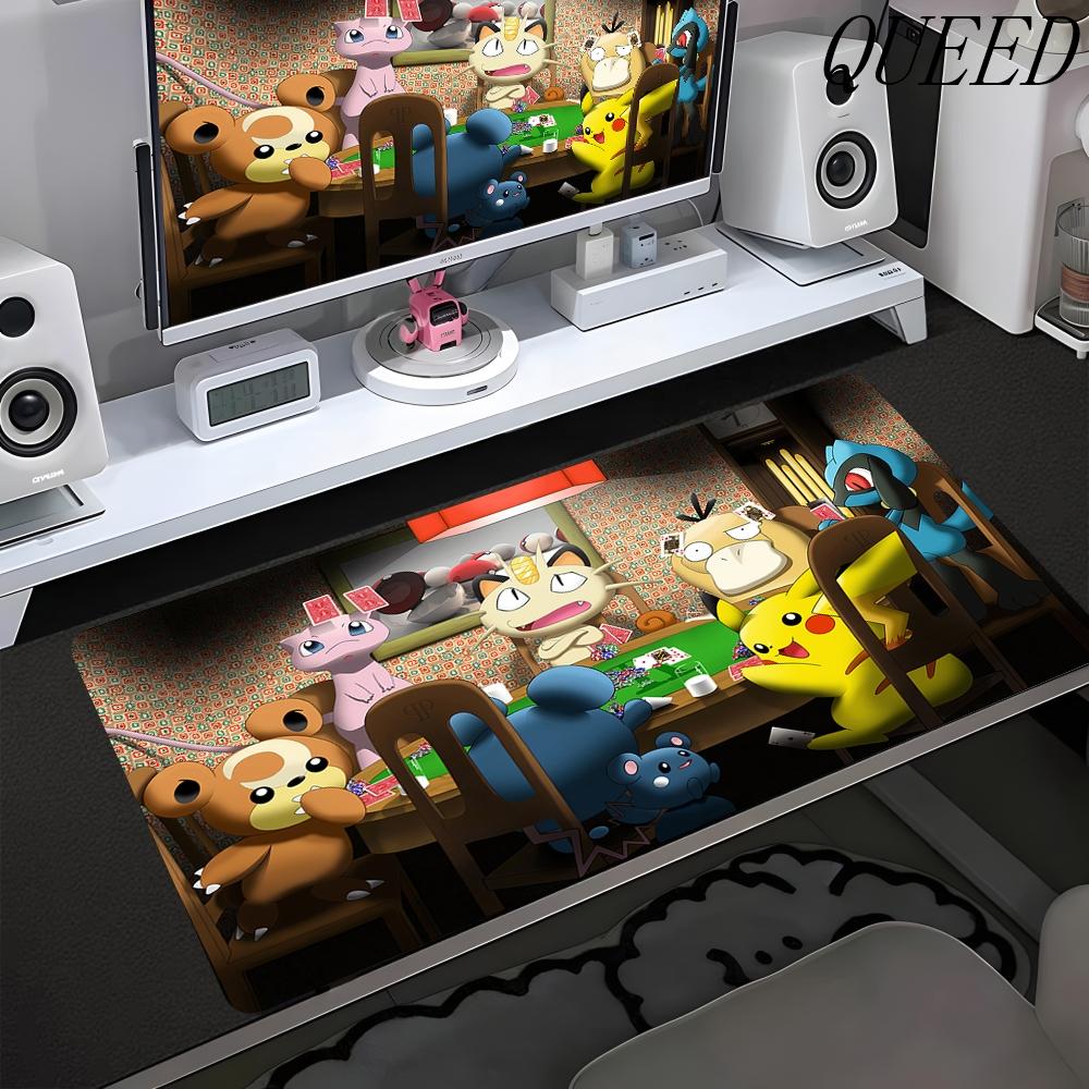 Mouse Pad Gamer Antislip Anime Deskmat Gaming PC Accessories Tablet Pad Large PPokemons Kawaii Mousepad Extended Keyboard Mat