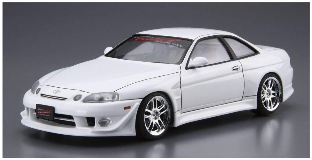 Aoshima Bunka Kyozai Scale The Tuned Car Series 56 Toyota Vertex JZZ30 Soarer 1996 Plastic Model 1/24 No.