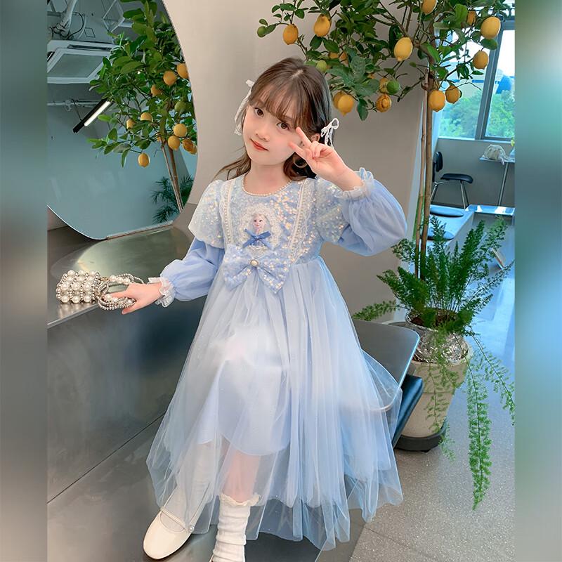 Vestito Principessa Elsa Frozen per Bambina Anneyol