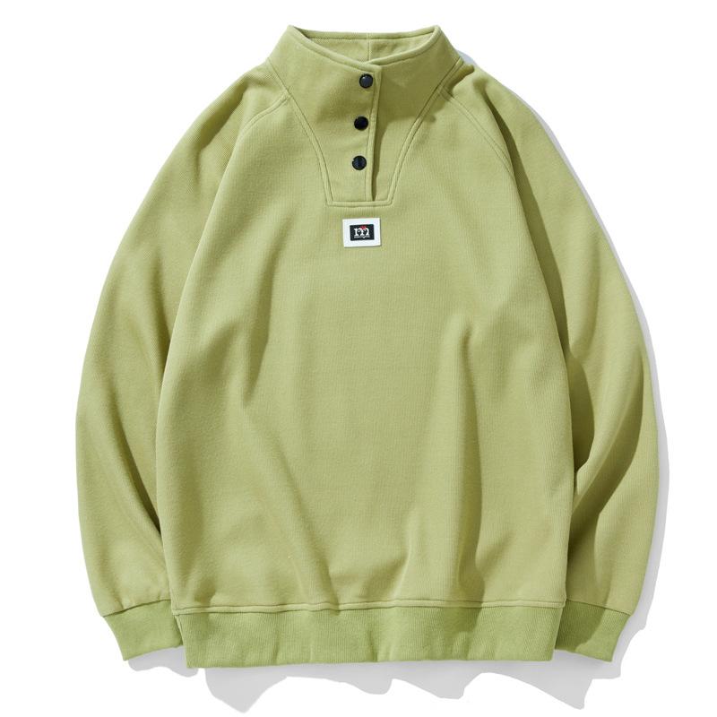 

Мужская куртка-свитшот, весенне-осенний стиль, на молнии, универсальный топ, кардиган-свитшот L зелёный