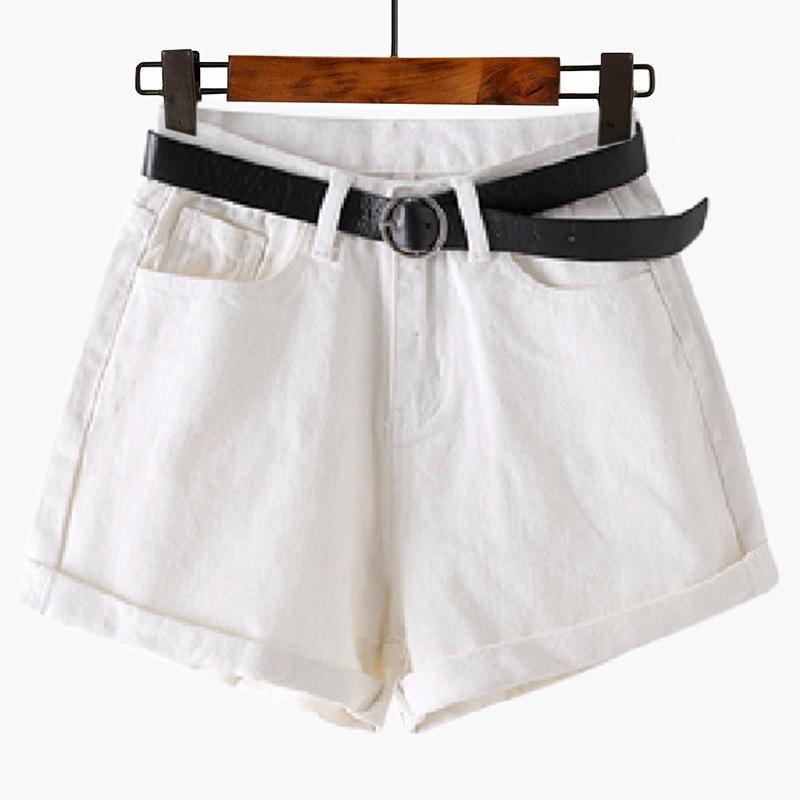 Classic and Minimalist Fashion Versatile Women's High Waist Summer Loose Wide Leg Rolled Outside Wearing Denim Shorts Individuality and Trendiness