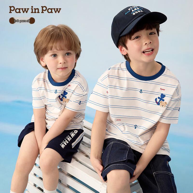 

PawinPaw Boys Cartoon Bear Short-Sleeve T-Shirt 120