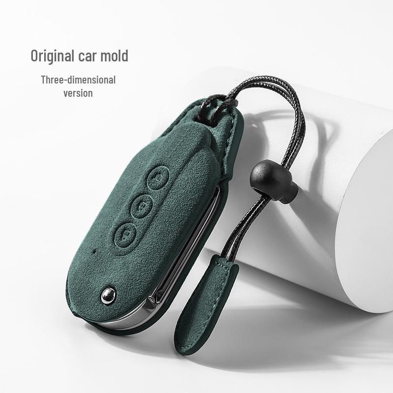 Wuling Hongguang Mini EV Macaron 2022 GameBoy Key Case with Suede Shell and Buckle