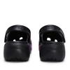 Crocs 811 Made Phantom Live Special Shoe Box High Street Ink Splashing Feeling Soft Hole Shoes Unisex Black and Purple