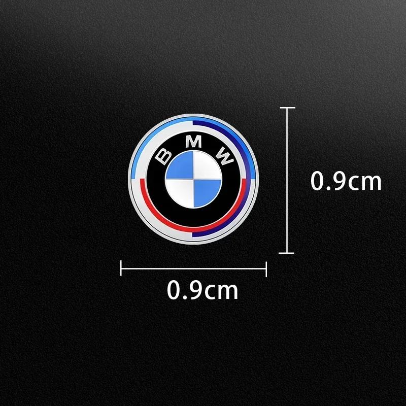 Edición del 50 Aniversario Pegatina Interior de Coche Calcomanías de Control Central Emblema Insignia Edición Limitada Para BMW X1 X2 X3 X5 X7 G30 G20