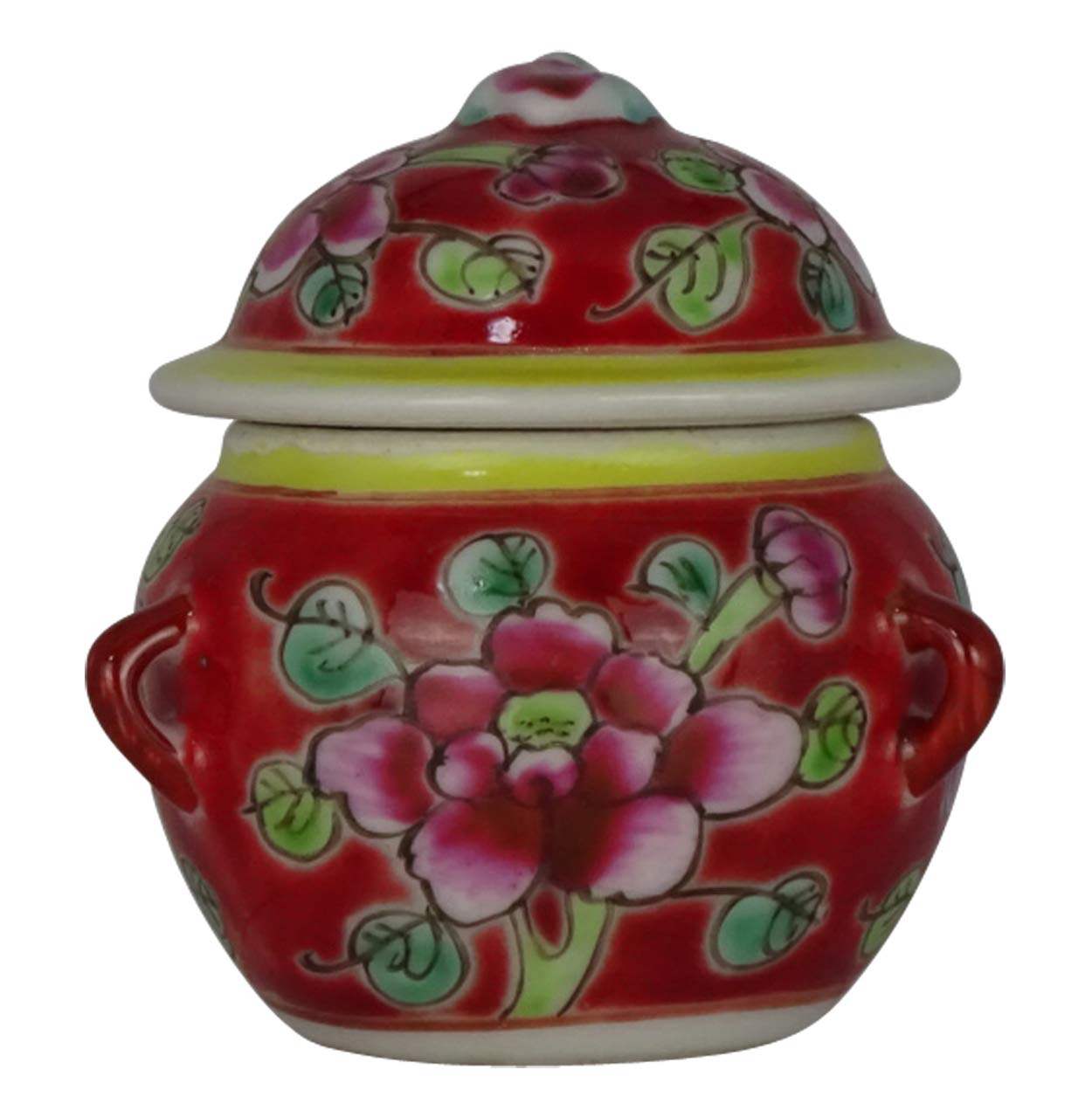 

Peranakan Kam Chan Pot (S) (Red)