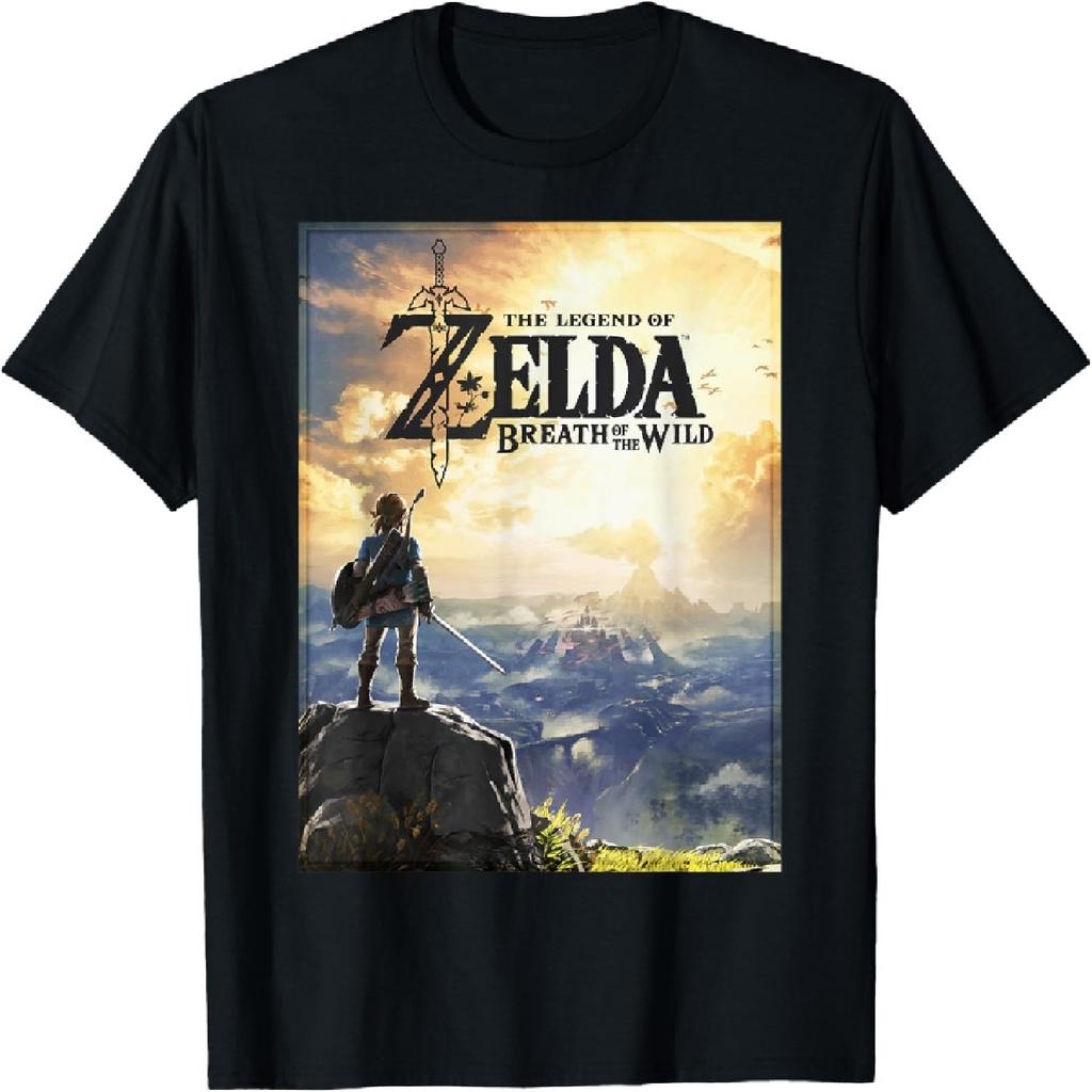 La Leggenda di Zelda Breath Of The Wild Link Horizon Poster Maglietta