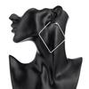 Design Geometric Chic Alloy Earrings Fashionable And Modern Statement Jewelry