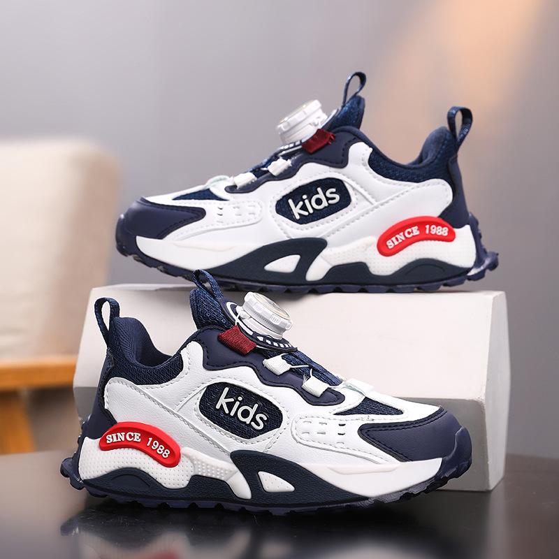 

Girls Shoes, Sports Shoes, Basketball Shoes, Big Kid Open-toe Casual Shoes, Student Sneakers 28 темно-синий/красный