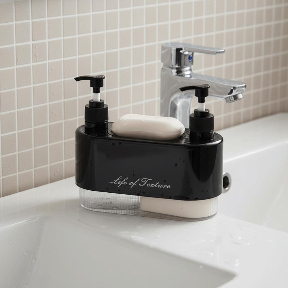 Thickened Shampoo Bottle Plastic Press Soap Dispenser Body Wash Bottle Soap Box Bathroom