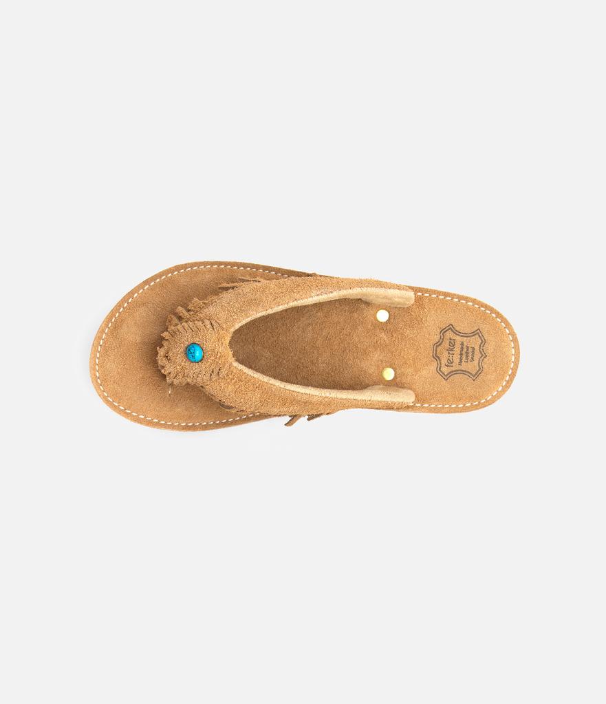 Ferker Koi Suede Flip-Flops - Sand