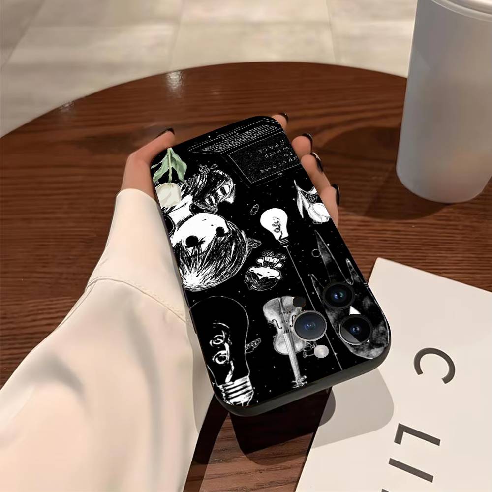 

Game O-Omori Phone Case For iPhone 17,16,15,14,13,12,11,Pro,X,XS,Max,Plus Soft Black Cover iPhone16pro