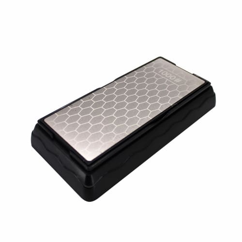 HFS (R) Diamond Whetstone, #400 and #1000, Double-Sided, with Non-Slip Grit, Perfect for Finishing Knives, Diamond Whetstone, Sharpening Stone, Surface