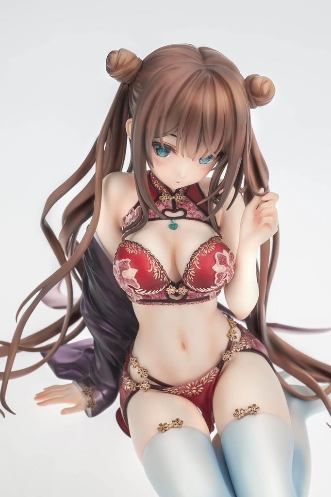 Alphamax Original Underwear Illustration by Sakura PVC Chinese-Style Demon, Miwabe, 1/6 Scale, Pre-painted, Figure, AX-1170