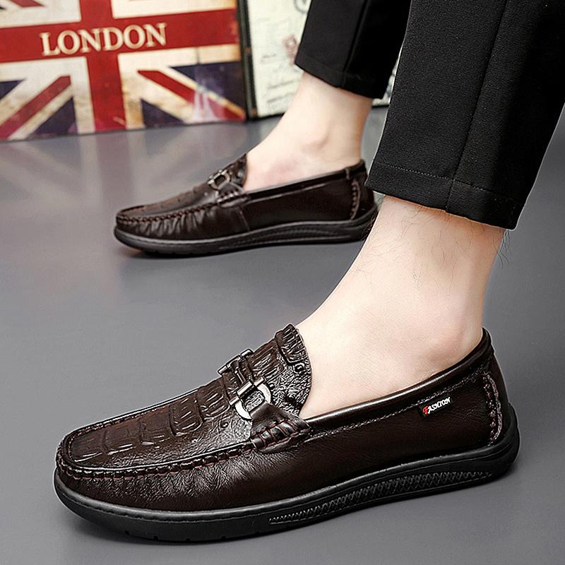 Модная весенняя формальная мужская деловая обувь Модная повседневная обувь Мужские — фото 5