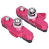 ZTTO Road Bike Brakes Pads Bicycle CBrake NoNoise NoSkid Rubber Blocks Replacement(Red )