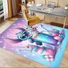 Stitch'S Sweet Fantasy Carpet For Playroom Bedroom Living Room Sofa Home Decorkids Game Area Rug Nonslip Floor Mat