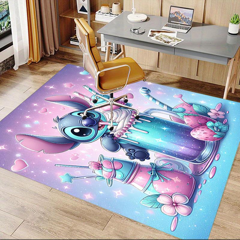 Stitch'S Sweet Fantasy Carpet For Playroom Bedroom Living Room Sofa Home Decorkids Game Area Rug Nonslip Floor Mat