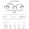 2Pcs Anti Blue Light Metal Polygons Myopia Glasses Women Men Computer Myopic Optical Eyeglasses Unisex Goggle