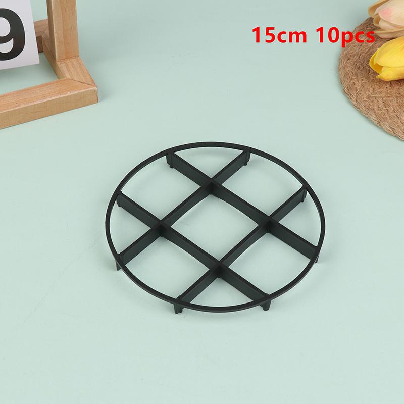 10Pcs Flower Pot Tray Anti Rot Root Plastic Saucer Bracket Drip Plant Flowerpot Tray Indoor Outdoor Home Garden Supplies