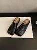 Fashion 2025 Summer New Low Heels Mules Shoes for Women Square Toe Slippers Women Chunky Heel Cover Toe Slippers Shoes Zapatos De Mujer
