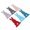 6Pcs Easter Bunny Money Holders Felt Bulk Cute Basket Stuffers   Decorations Mixed Color