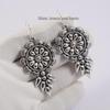 925 Sterling Silver Earrings, Puffed Designer Long Earring, Gift for Wife, Plain Silver Jewelry, Handmade Earrings, Western Design