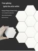 Hexagonal Smart Atmosphere Lamp: Bedside, Wall, E-Sports, Sound-Reactive, Colorful Honeycomb Rhythm Lighting.