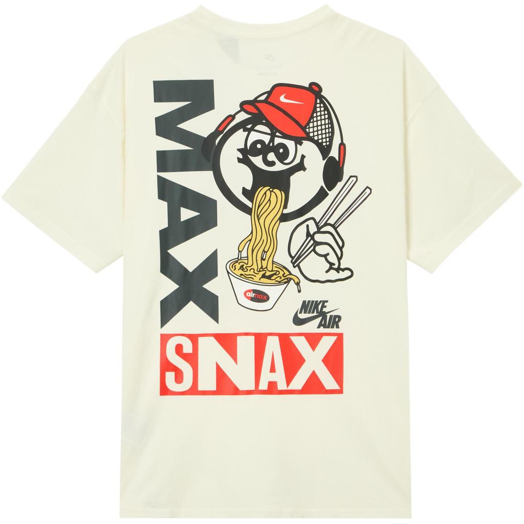 Nike Sportswear AS U NSW TEE M90 OC SOLE FOOD T Shirt Men's Ecru HJ0769-133