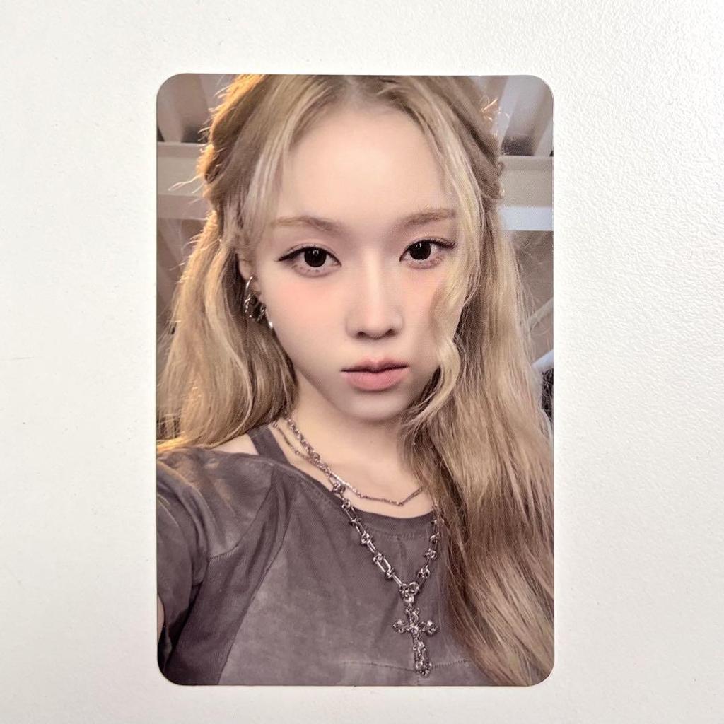 [USED] aespa winter whiplash unboxing trading card