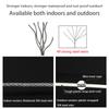 Punch-Free Retractable Clothesline Hotel Wall Hanging Clothes Drying Rack Indoor Steel Wire Invisible Organiser Laundry Hanger