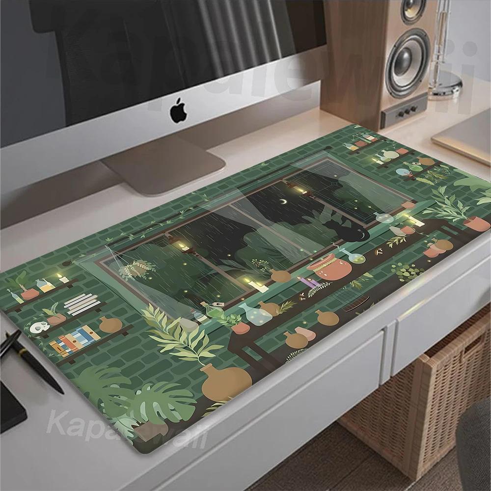 Kawaii Cute Mouse Pad Gamer Mousepad Large Keyboard Pads Deskmat Game Mouse Mat Gaming Table Carpet XXL Pink Carpet xmm