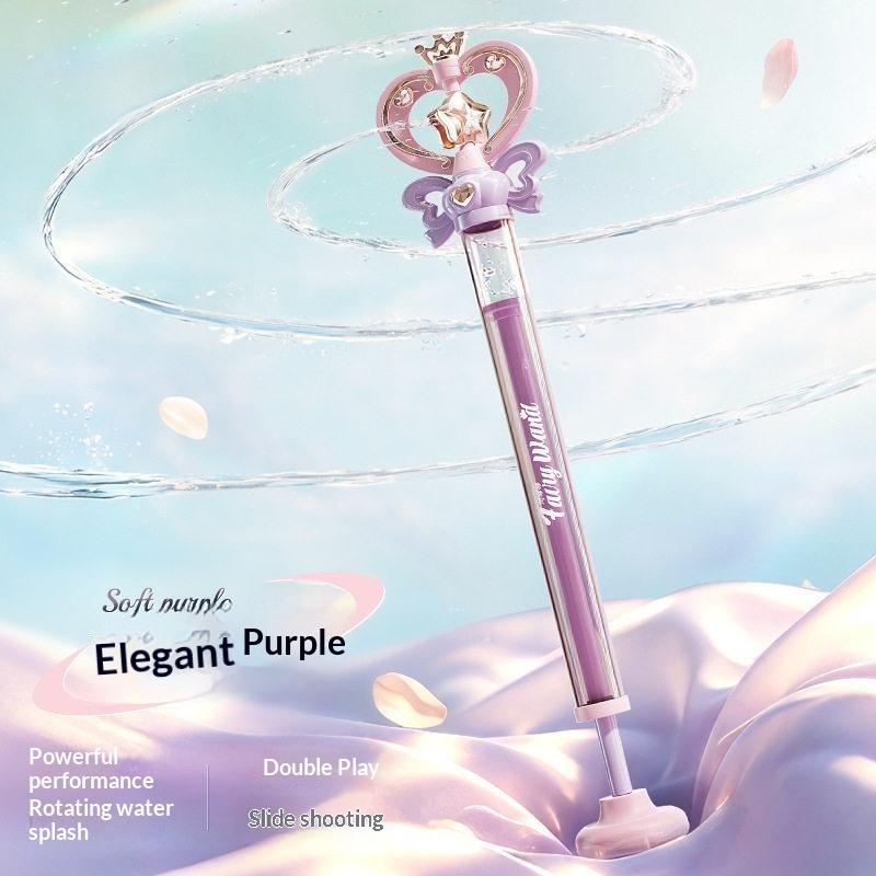 Magic Fairy Wand Water Gun Dual Mode Leakproof Water Cannon Summer Outdoor Backyard Pool Water Play Toy for Kids