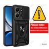 Capa for Xiaomi Redmi 15C Global Case Armor Slide Camera Lens Protection Back Cover Ring Stand Shockproof Funda