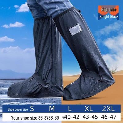 Durable High-Top Rain Shoe Covers