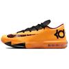 KD 6 Slip Resistant Abrasion Resistant Low Top Basketball Shoes Unisex Yellow Black IB6903-800
