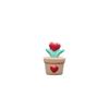 Flower Pot Small Ornament Desktop Cute Cartoon Potted Plant Car Interior Center Console Resin Car Decoration