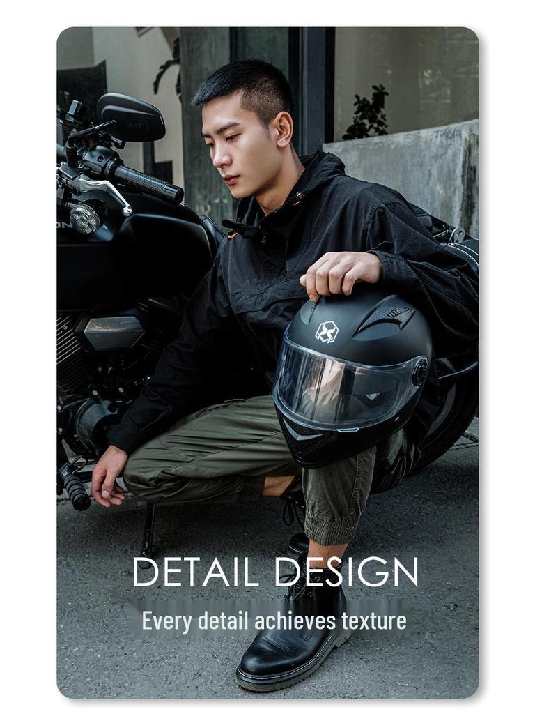 A1 National Standard Motorcycle Helmet Men's & Women's, All-Season, 3C Certified Safety Helmet.